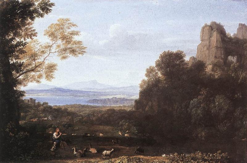 Claude Lorrain Landscape with Apollo and Mercury Germany oil painting art